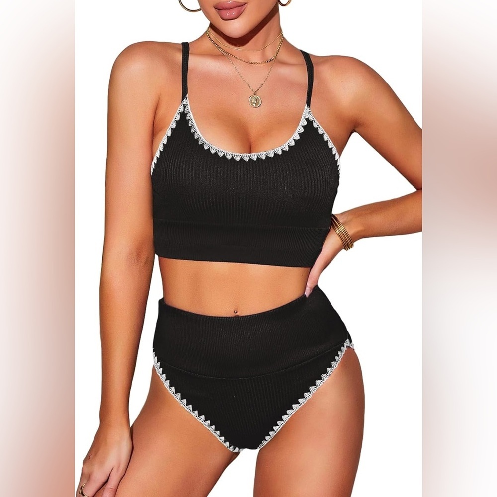 NWOT CUPSHE Bikini High Waisted Swimsuit